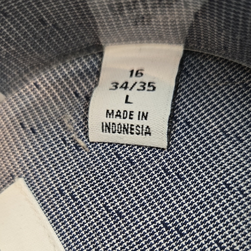 Calvin Klein Men's Steel Blue Dress Shirt - Picture 3 of 7